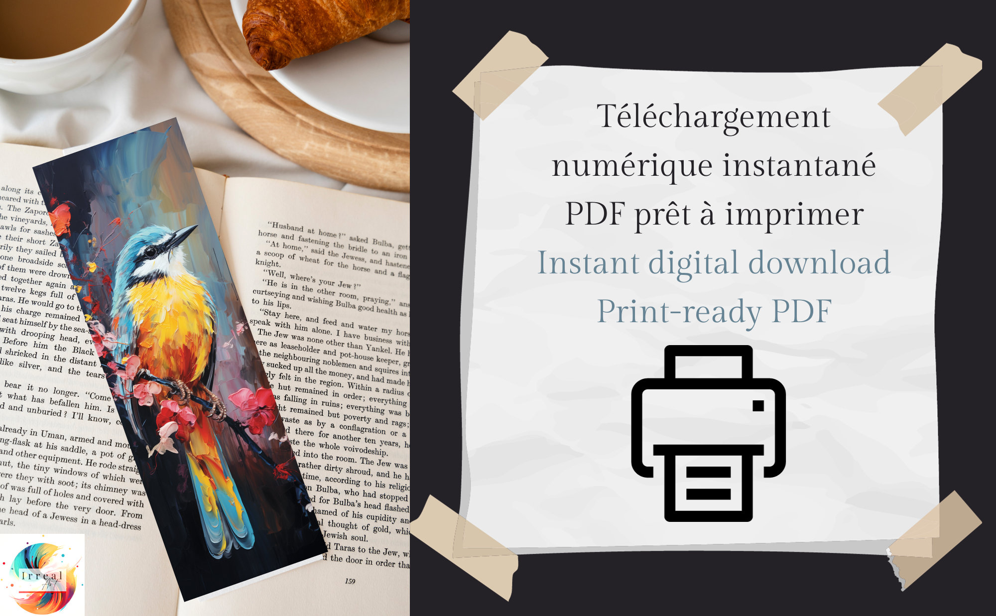 Downloadable and Printable Double-sided Bird Bookmarks for - Etsy