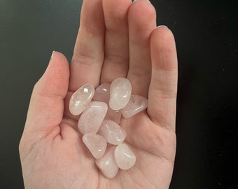 Petites chutes de quartz rose