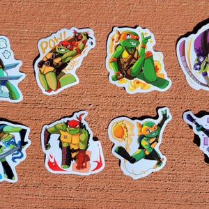 Teenage Mutant Ninja Turtle-stickers || Sta op! and Mutant Mayhem / Tales