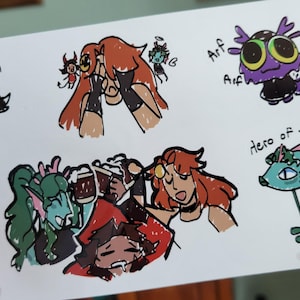 JRWI Riptide Silly Sticker Sheet