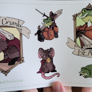 シンデレラ城 スターキッド ミュージカルステッカー - サー・ホップサロットとクラム