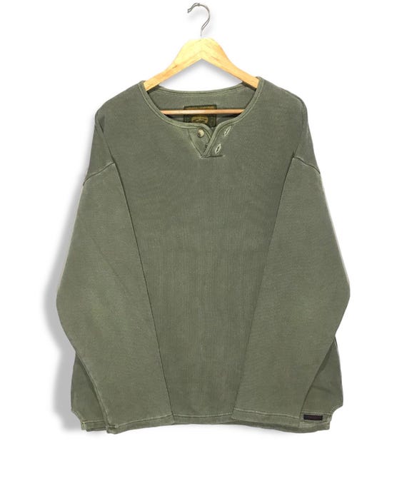 Gramicci, Vintage Gramicci V-Neck Half Button Sweatshirt