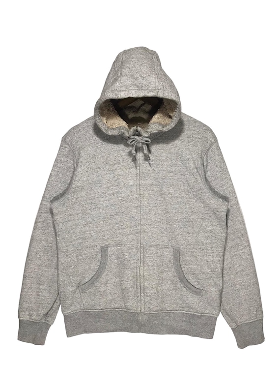 Uniqlo, Vintage Uniqlo Fullzipper Light Grey Hoodie