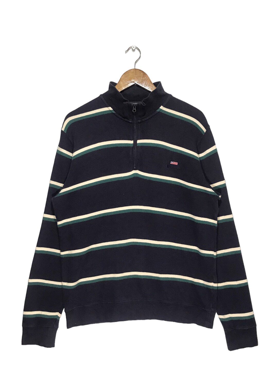 Vintage by Mcgregor Half Zipper Embroidery Small Logo