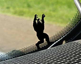 Running Bigfoot Vinyl Decal: Yeti Sticker for Car Easter Eggs