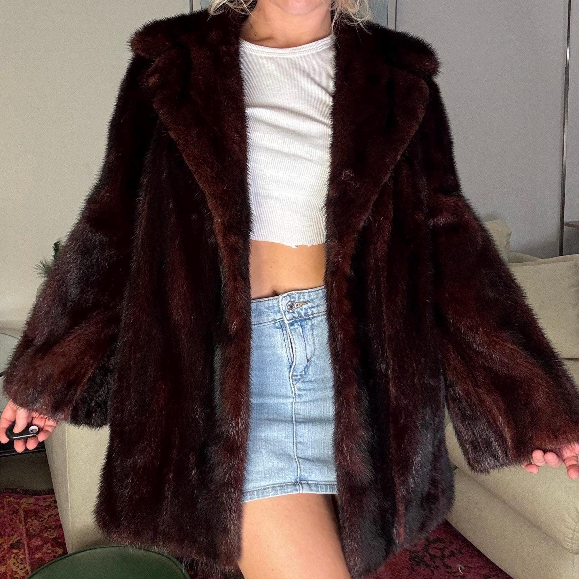 【LOULOUSEOUL】Brown Carrie Fur Jacket (Brown) 루루서울(LOULOUSEOUL) Brown Carrie Fur Jacket (Brown