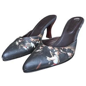 Vintage renaissance/masquerade kitten heels