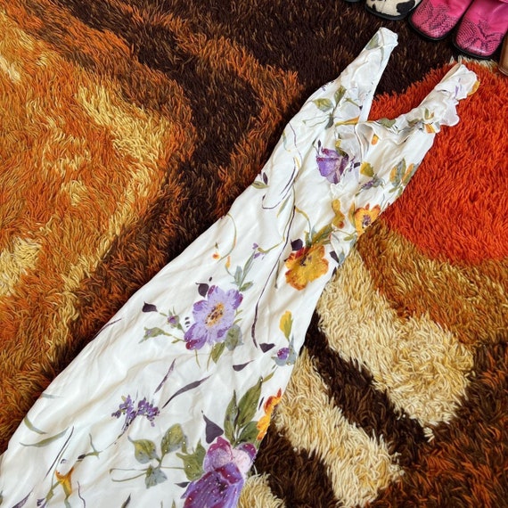 Vintage 1990’s white floral dress - image 2