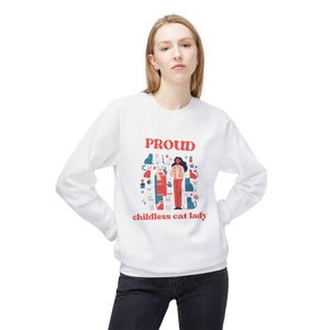 Childless cat lady sweatshirt Pride sweatshirt Kamala sweatshirt Kamala Walz shirt Kamala sweatshirt Vintage shirt Retro shirt