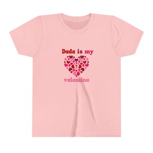 Valentines Day youth shirt Toddler shirt Heart shirt Valentines Day kids shirt image 3