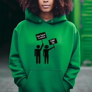 Activism Hoodie: Unisex Cotton-Blend Protest Sweatshirt