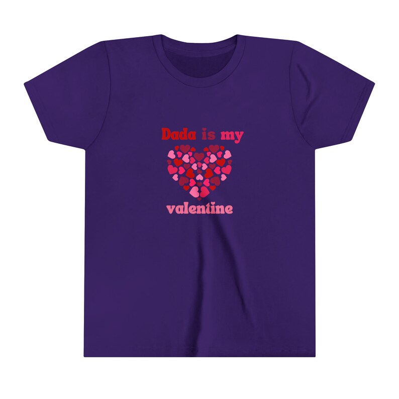 Valentines Day youth shirt Toddler shirt Heart shirt Valentines Day kids shirt image 4