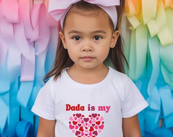 Valentines Day Kids Shirt: Heart Toddler Tee