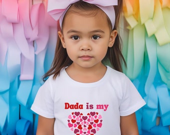 Valentines Day youth shirt Toddler shirt Heart shirt Valentines Day kids shirt