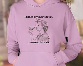 Politieke hoodie | Grappige vintage lijnkunsthumor