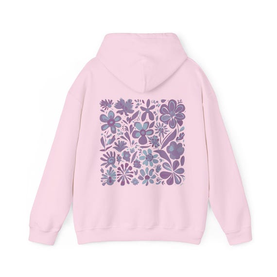 Blumen-Sweatshirt Blumen-Sweatshirt Rosa Sweatshirt Pink Hoodie