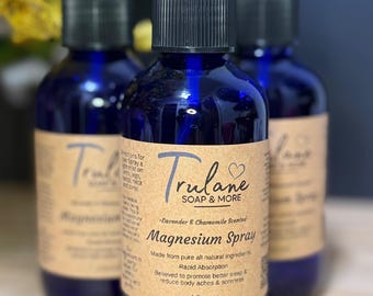 Dead Sea Magnesium Spray: UnScented, Relaxing and calming.