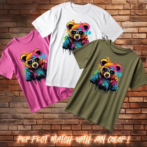 Teddy Bear Png Gangster Bear Png T-shirt Design Teddy Bear Hustle Png ...