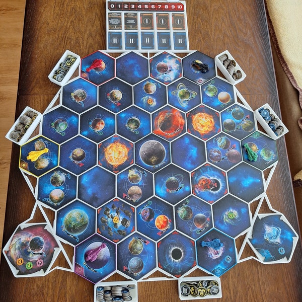 Twilight Imperium 4 magnetische Hex-Spielbrett