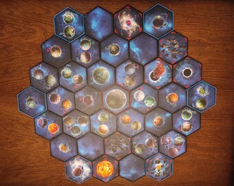Plateau de jeu de tuiles hexagonales magnétiques Twilight Imperium 4