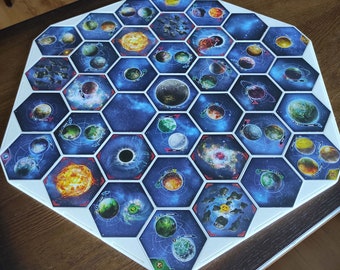 Twilight Imperium 4 Magnetic Hex Tiles Game Board