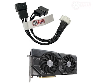 Cable adaptador de 7 pines a 4 pines para Asus RTX 4070 DUAL Deshroud