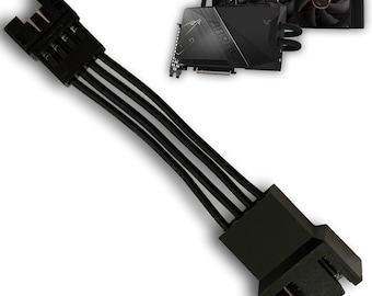 Cable adaptador de ventilador Gigabyte Waterforce de 4 pines para Aorus RTX 3080 3090 4090 Ti
