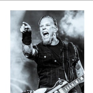James Hetfield, Metallica - Photographic Print
