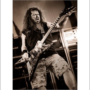 Dimebag Darrell, Pantera and Damage Plan - Photographic Print