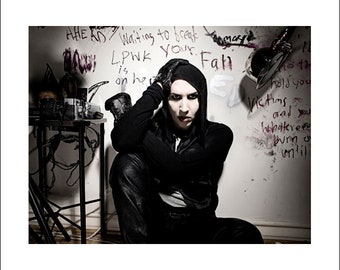 最終ヴィンテージポスターEmek/Marilyn Manson 98 デトロイト Marilyn