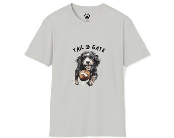 Doodle Tailgate Football Sunday Funday Unisex Softstyle T-Shirt