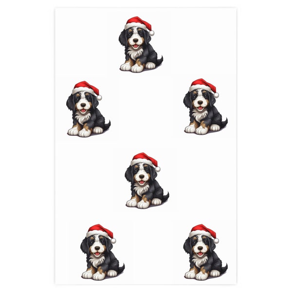 Bernedoodle Wrapping Paper