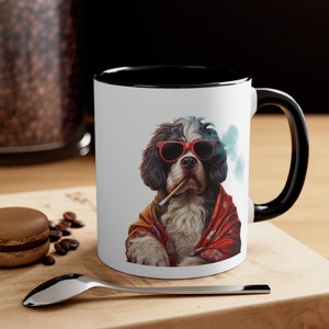 The &quot;Dood Abides&quot; Accent Coffee Mug, 11oz