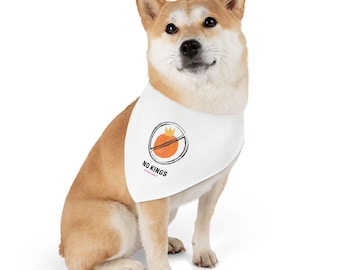 No Kings Hundehalstuch | Feministisches Haustier-Accessoire