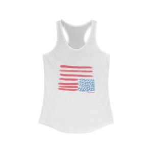 Upside Down American Flag Shirt | Patriotic Distress Signal Tank | Protest Graphic Tank | Political Statement Apparel
