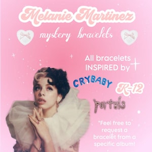 Melanie Martinez Mystery Beaded Bracelets-Crybaby, K-12, & Portals Inspired