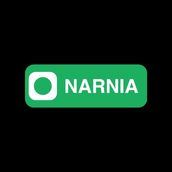 Narnia Holographic Sticker | Ski Helmet Sticker | Water Bottle Sticker | Snowboard Helmet Sticker | Helmet Sticker | Trail Sign Sticker