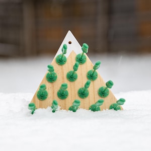 Clavija de esquí Mountain Jump / Juego de après ski / Regalo para esquiadores / Amantes del esquí / Juego nostálgico / Regalo de esquí retro / Temática de esquí / Calcetín de Navidad para niños