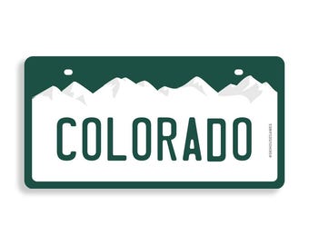Ski Colorado Sticker | Retro Mountain Vibes | Gift for Skier | Après Ski Decal | Ski the Rockies Sticker | Ski CO | Ski the West | Vail