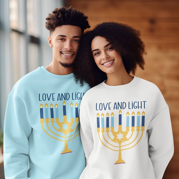 2023 Hanukkah Tshirt Sweatshirt Hoodie, Trendy Chanukah family matching shirt for wife mom dad men women Unisex Jewish party Retro dog gifts