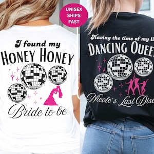 Trendy Last Disco Bachelorette Party Tee 90s Retro Team Bride Bachelorette VSCO Hen Shirts Disco Bride Bridesmaids Shirt Bridal Party Shirt