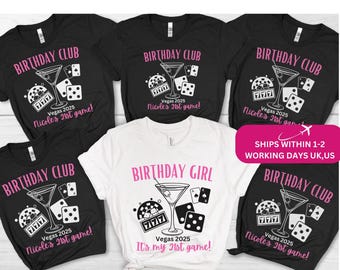 Custom Casino Themed 21st Birthday Shirt, Casino Cocktail Game Night 21st Birthday Party tshirt, Vegas Birthday Girl Game Unisex Tee Shirts