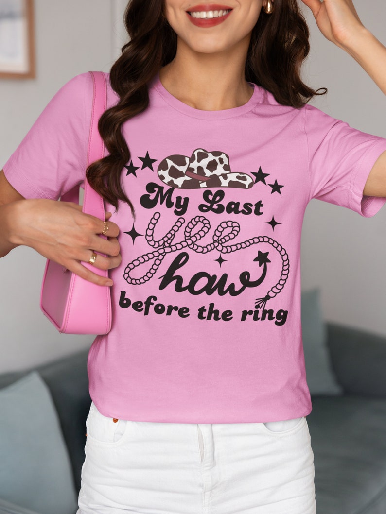 Western Themed Hen Party T Shirts Custom Location Team Bride Rodeo T ...