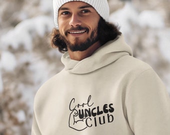 Cool Uncle Club Tshirt Hoodie Sweatshirt Funny Uncle T-Shirt Birthday gift for Uncle Father&#39;s day gifts for men Trendy Uncle Xmas gifts