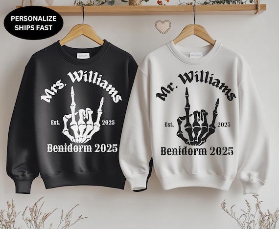 Sudadera de festival de rock a juego para parejas para hombres y