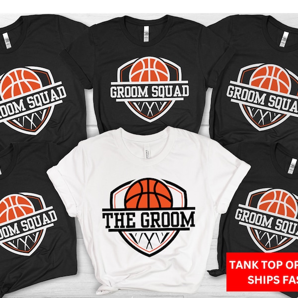 Basketball Themed Bachelor Party T Shirt, Basket ball Groom Groomsmen Stag do Party Tee Shirts for Men, Basketball lover Tshirt Wedding gift