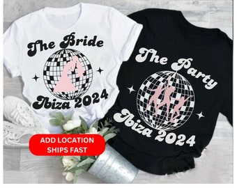 Disco bruid bruidsmeisjes shirt bruids partij shirt trendy laatste disco Bachelorette partij Tee jaren '90 retro team bruid bachelorette kip doen shirts