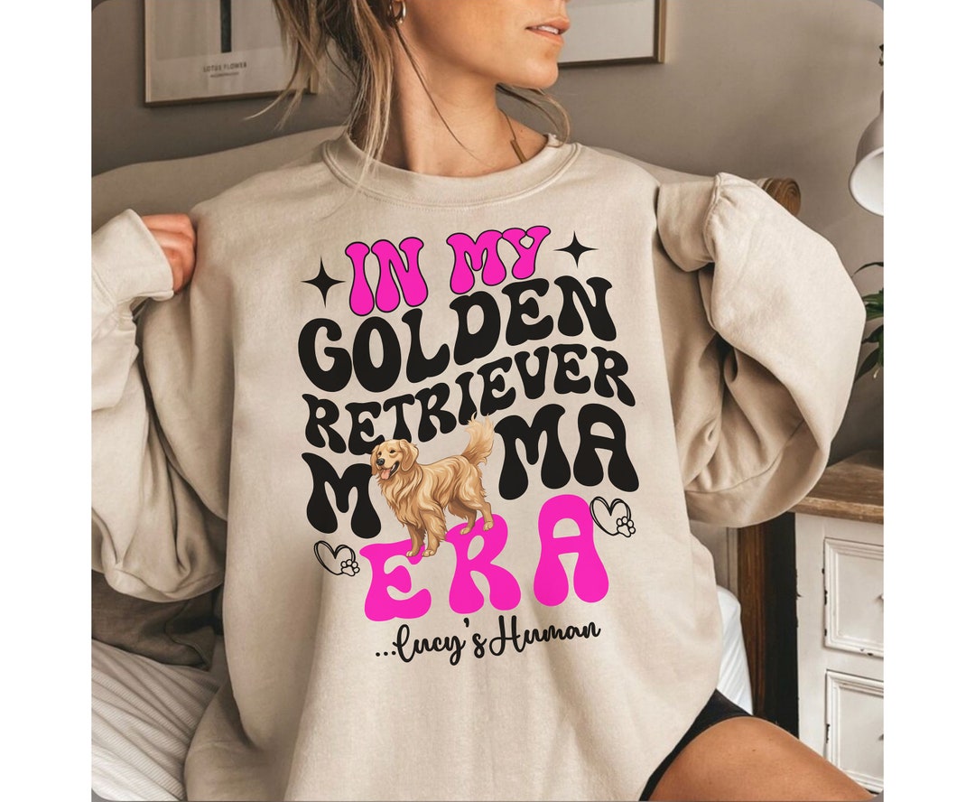 Custom Golden Retriever Dog Mom Era Shirt Gift Retriever Mama Tshirt ...