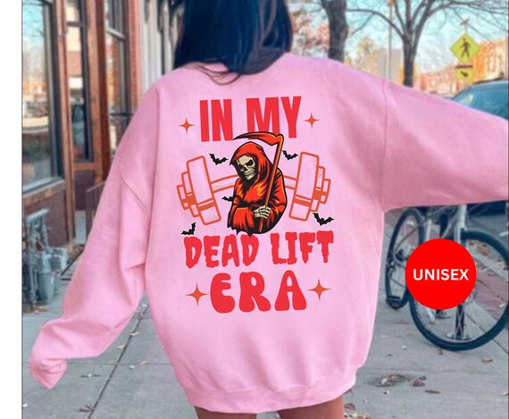 Funny HALLOWEEN GYM T-shirt In my Dead Lift ERA Weightlifter Workout gift for Men Women Oversized Work Out Shirt Spooky Fitness Pump Cover