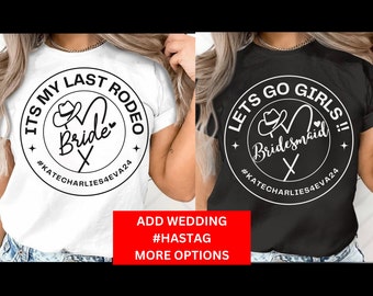 Western Themed Hen Party T Shirts, Team Bride Rodeo T Shirt, Hen Party Shirts, cowboy Party Shirts, Bachelorette Shirts, Cowgirl bride Gifts